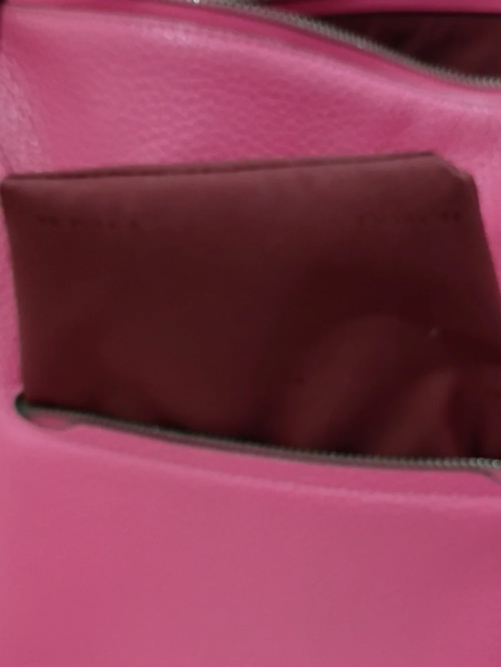 Coach Shay Hot Pink Pebbled Leather Shoulder Bag with Detachable Crossbody Strap